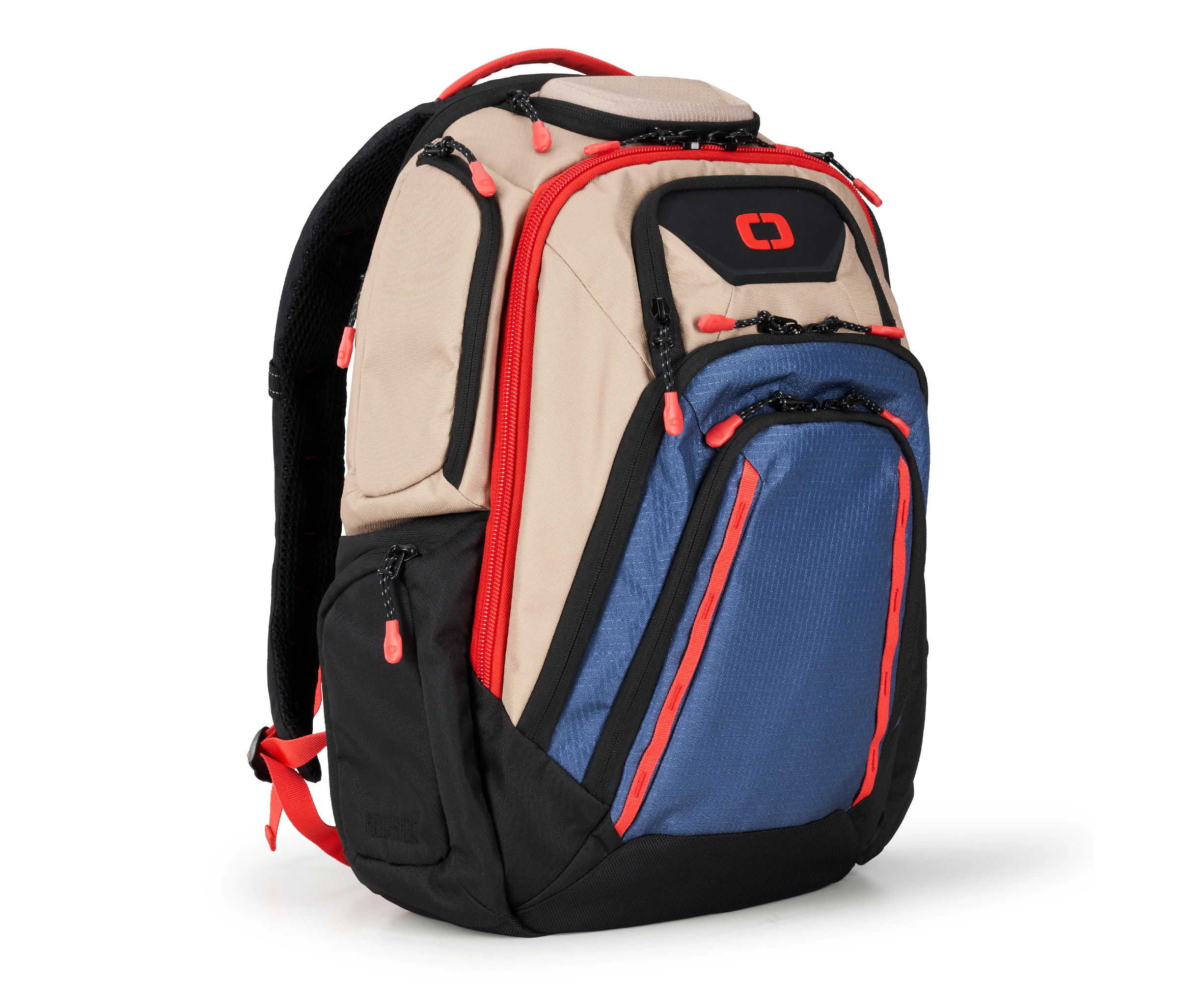 OGIO Renegade Pro Backpack - Tan/Blue/Red