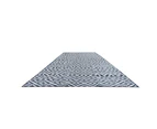 Outdoor Rug/Camping Mat - Large Diamond Black and Grey