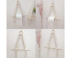 Punch-free Toilet Paper Rack Roll Holder Towel Rack for Bathroom Hand-made