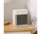 Air Cooler Large Capacity Water Tank Air Purification 2 Colors Humidifier Misting Fan for Home - White