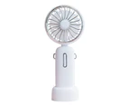 Mini Fan 3 Wind Speeds Adjustable with Hanging Rope Mini Handheld Fan for Home - White