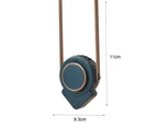 Mini Fan 3 Wind Speeds Portable with Hanging Rope Mini Hanging Neck Fan for Home - Green