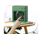 Air Cooler Fan Humidification Design Adjustable Environment Friendly Desktop Air Conditioner Fan for Home - Green