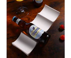 European Style Wine Rack Plastic Water Bottle Display Mat Wine Holder Storage Organizer (Creamy-white)