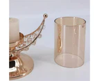 Ramadan Candlestick Moon Shaped Candle Stand Holder for Eid Mubarak Candlestand Home Decoration
