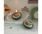 Avocado Shaped Scented Candle Wax Decorative Candles Table Photo Prop Birthday Gift Prefect for Meditation Stress