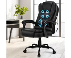 ALFORDSON Massage Office Chair Executive Recliner Gaming Racing Seat PU Leather