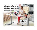 ALFORDSON Office Chair Tilt Adjustable Adam Beige