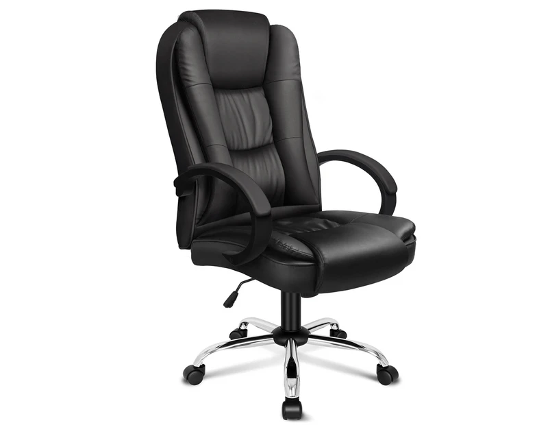 ALFORDSON Office Chair Tilt Adjustable Adam Black