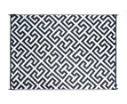 Outdoor Rug - Luxe Black and White