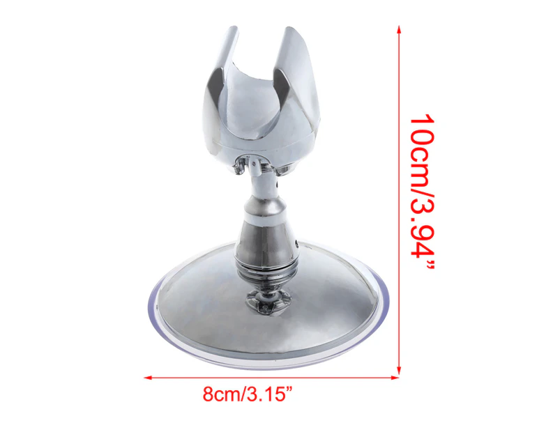 Adjustable Strong Suction Cup Shower for Head Holder Bracket Stand 360° Swivel