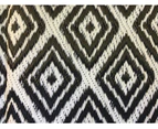 Outdoor Rug - Diamond Black And White