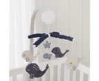 Lolli Living Musical Baby/Newborn Cotton Nursery Cot Mobile Oceania Whales