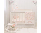4pc Lolli Baby/Newborn/Infant Cotton Nursery Living Quilt/Sheet Set Meadow