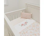 4pc Lolli Baby/Newborn/Infant Cotton Nursery Living Quilt/Sheet Set Meadow