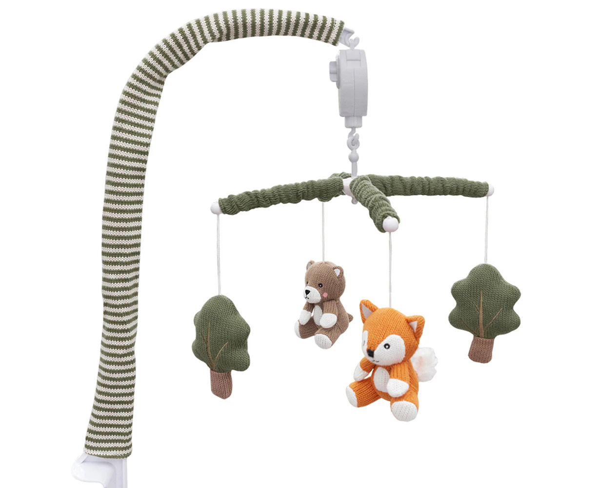 Living Textiles Baby/Children's Musical Fabric Mobile Play Set Forest Retreat