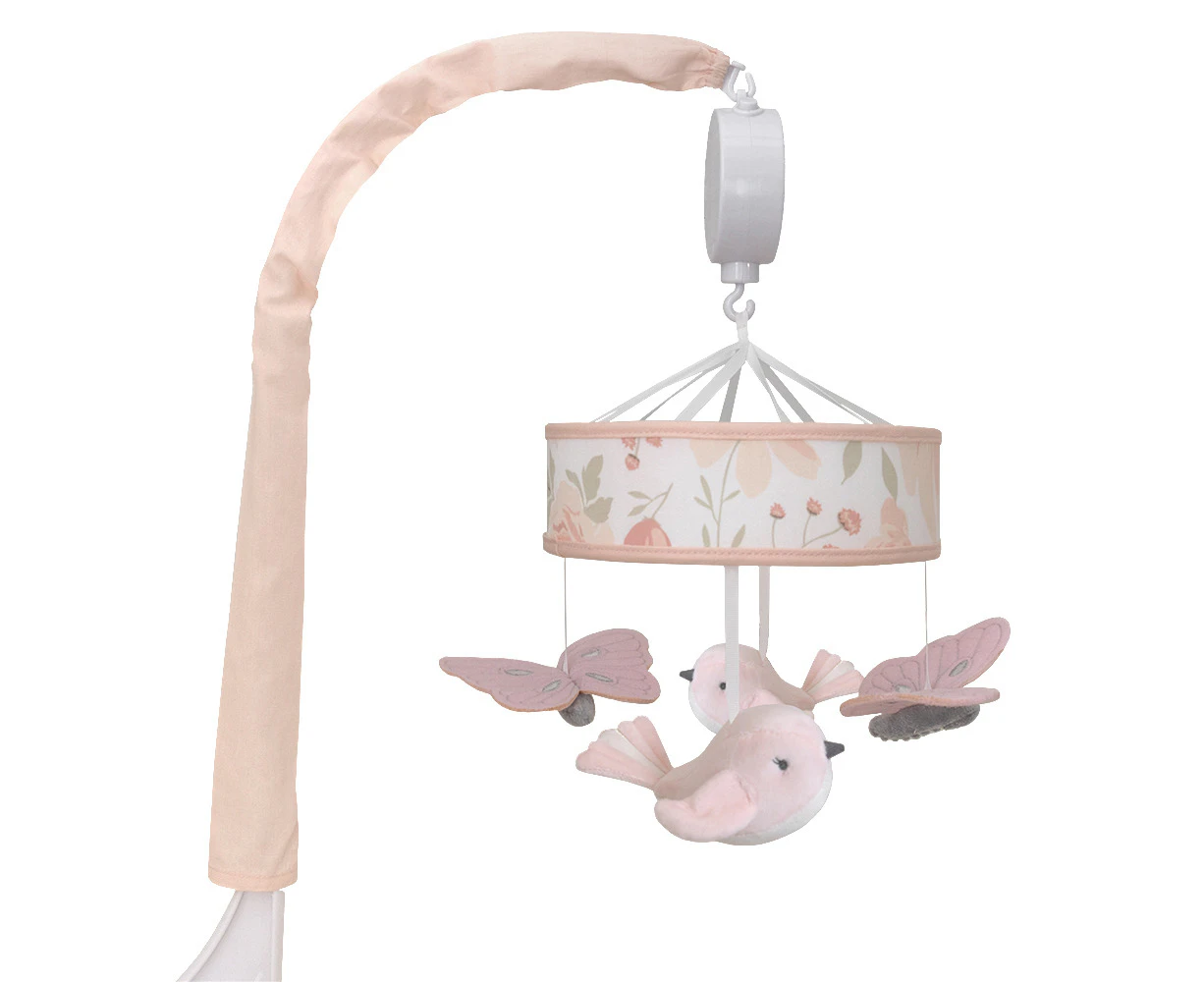 Lolli Living Baby/Newborn/Infant Nursery Musical Cot Hanging Mobile Set Meadow