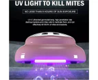 Mattress Vacuum Handheld Mattress Cleaner Wireless Mite Remover Cleaning Machine - Pink