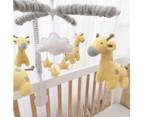Living Textiles Musical Baby/Newborn Nursery Hanging Mobile Set Noah Giraffe