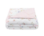 Living Textiles Baby/Infant Reversible Jersey Cot Comforter Butterfly Garden