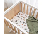 2pc Living Textiles Infant/Baby Cotton Bassinet Fitted Sheets Forest Retreat