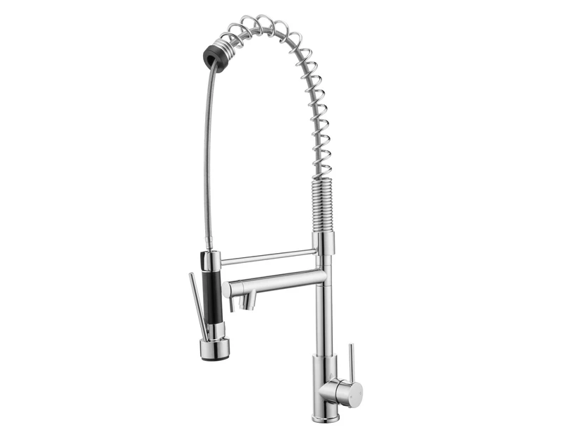 Spring Pull Out tap Swivel Double Spouts Laundry tap Kitchen Bar Sink Faucets Brass Chrome