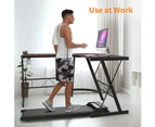 Advwin Walking Pad Treadmill Electric Home Office Gym Exercise Fitness Walking Machine Black