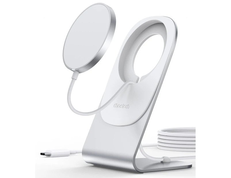 My Best Buy - CHOETECH MIX00117SL Magasafe Fast Wireless Charger Stand Holder For iPhone 13/12 (H047+T517)