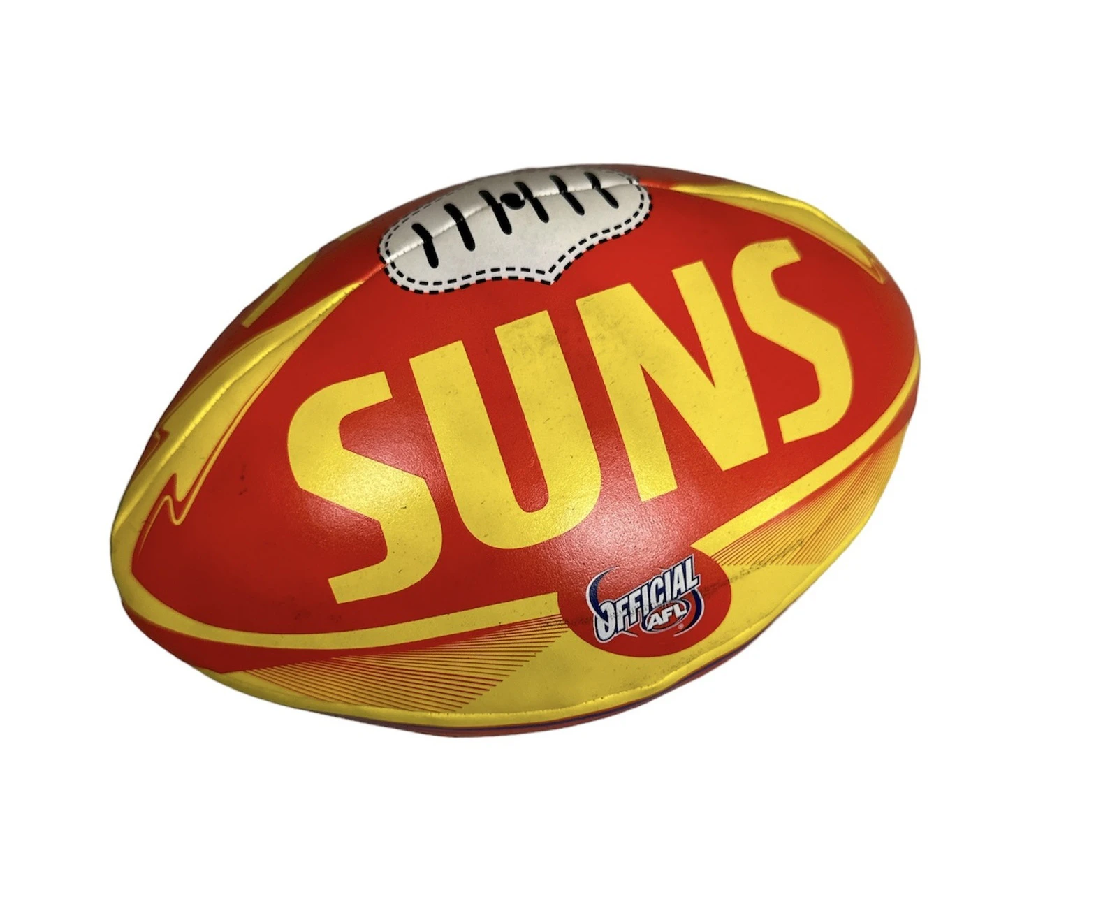 Gold Coast Suns AFL Footy 8" Soft Touch Stress Ball Football