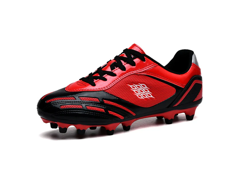 Men Socyte Football Boot Soccer Shoe Professional Training Child Football Crampon - Red