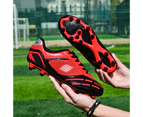 Men Socyte Football Boot Soccer Shoe Professional Training Child Football Crampon - Red
