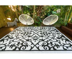 Outdoor Rug - Gatsby Black And White