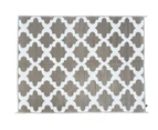 Outdoor Rug - Morocco Grey And White