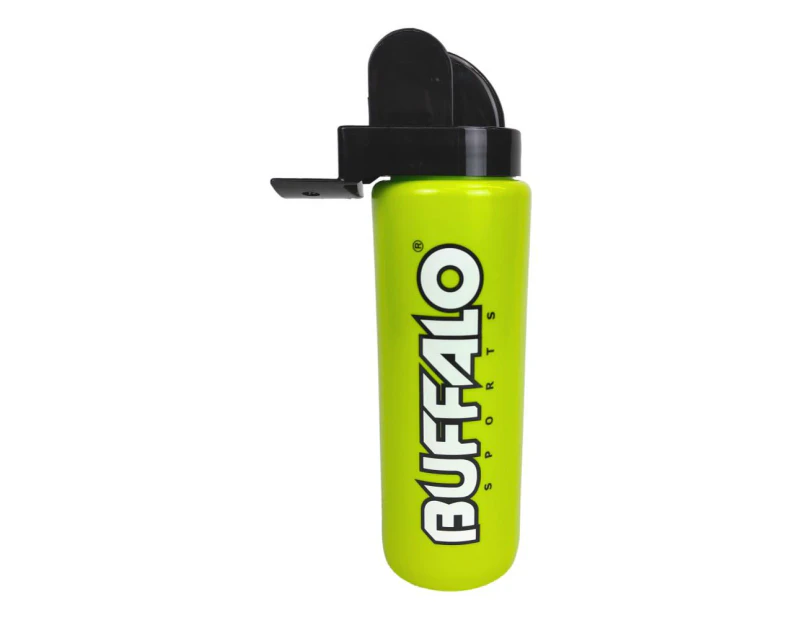 Buffalo Sports Safety Chin Rest Drink Bottle - 1 Litre - Fluro Green