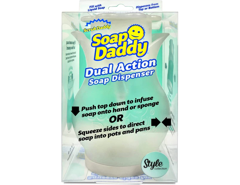 Scrub Daddy Soap Daddy Dispenser, Clear