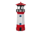 Solar Garden Lighthouse Statues with Rotating Lights Outdoor Decorations Crafts