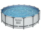 Bestway 5613a - 4.88m x 1.22m Swimming Pool Above Ground Steel Round