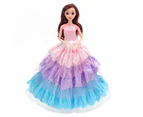 5Pcs Original Barbie Doll Dress Toy Wedding Princess Party Dress for 29CM Toy - Multi