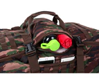 Granite Gear Duffle Bag With Backpack Straps Waterproof Sports Gym Duffel Bag Crossbody Camping Hiking Bag Camouflage
