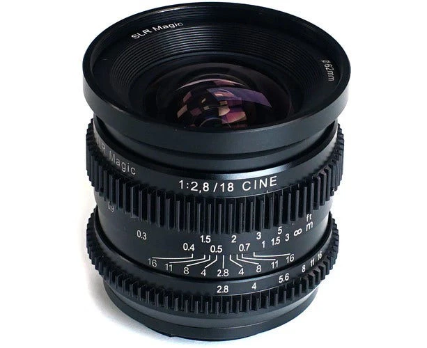 SLR Magic Cine 18mm f/2.8 Cinema Lens for Sony E-mount Camera