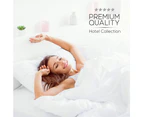 White Hotel Bedding 1800TC Ultra Soft Sheet Sets Flat & Fitted Sheets with Pillowcase