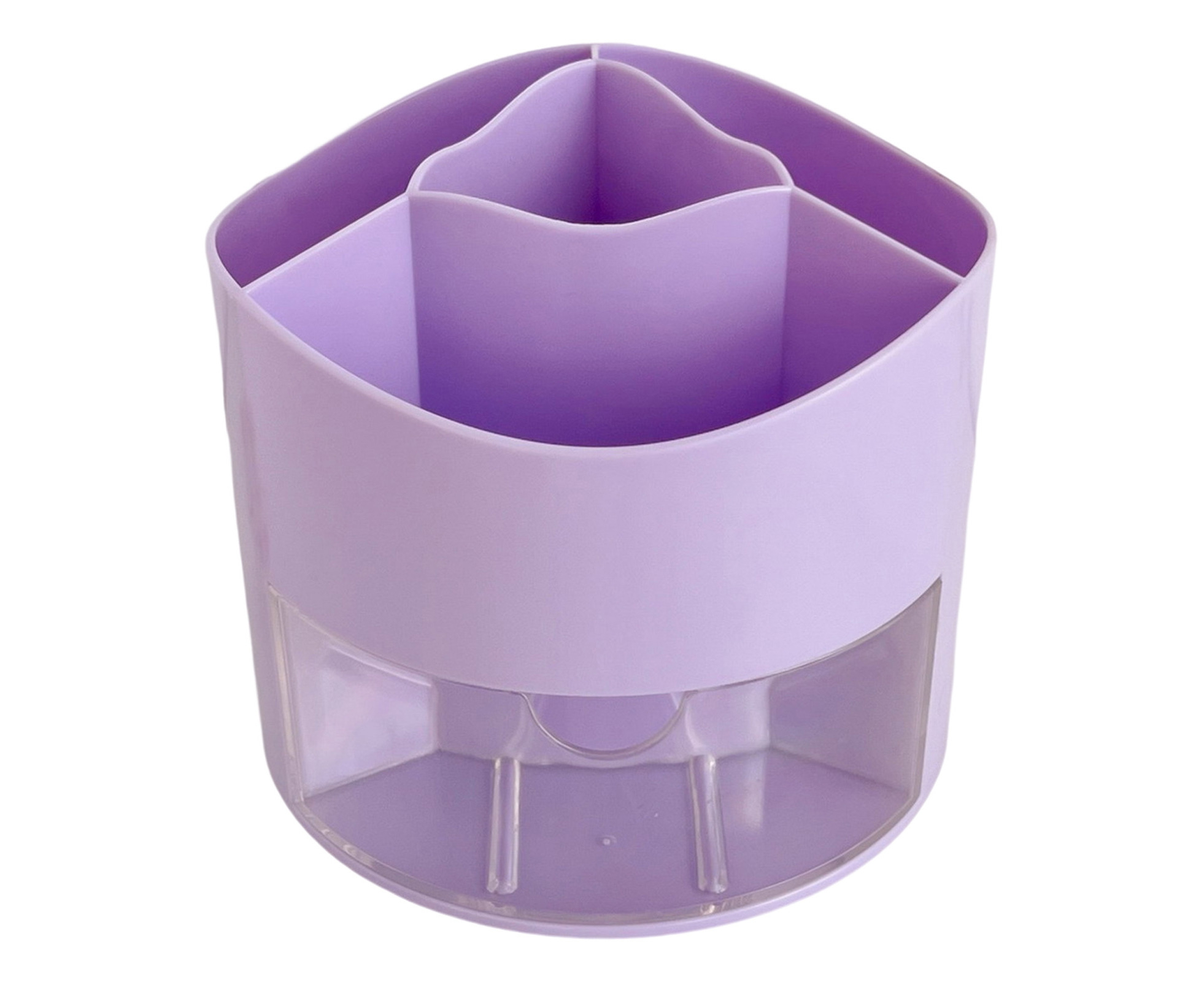 pen-storage-rack-large-capacity-multi-compartments-solid-color-rotary