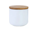 Ceramic sealed jar, multigrain storage jar, kitchen food storage jar (white)