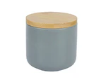 Ceramic sealed jar, multigrain storage jar, kitchen food storage jar (grey)