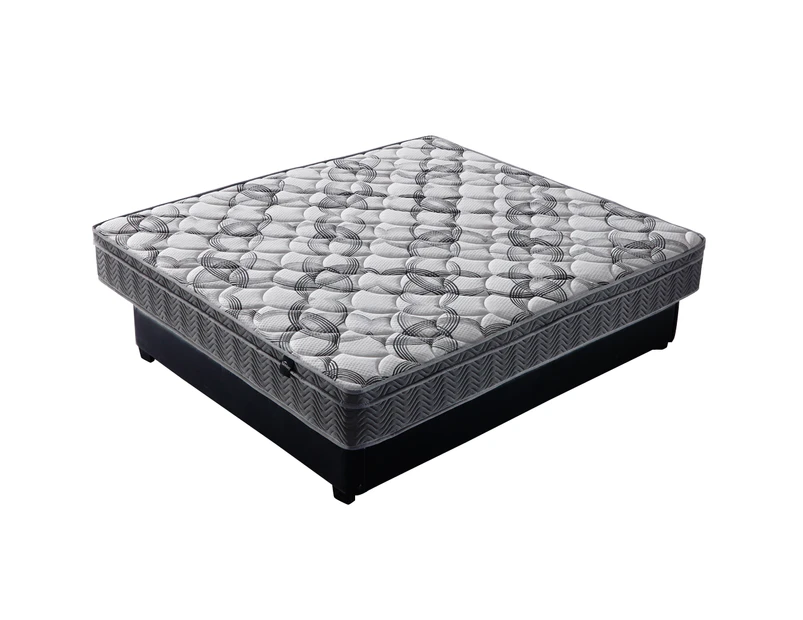 Foret Bed Mattress 5 Zone Euro Top Bedding Foam Medium Firm 25cm Single King Single Double Queen King Size