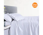 Amor 100% Cotton Thermal Soft Flannelette Sheet Set 170gsm White