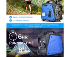 GENTRAX GT800 Portable Inverter Generator 800W Max 700W Rated EURO 5 Pure Sine Camping RV 8.5KG Lightweight With Handle Power Petrol Gasoline Engine