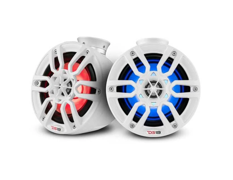 DS18 NXL-PS6 6.5" 300W LED Marine POD Speakers - White