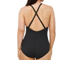 Nancy Ganz Women's Body Sculpt Low Back Bodysuit - Black