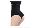 Women Shapewear High Waist Tummy Control Pants  Slimming Underwear Body Shaper - Black